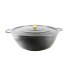 Tacho Restaurante Alça De Alumínio Preto 70Cm