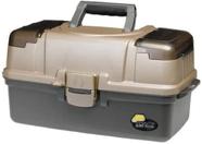 Tackle Box Plano Large de 3 bandejas com acesso superior, cinza