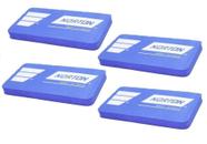 TACO LIXADOR BORRACHA EVA 135x70mm NORTON - KIT C/4un