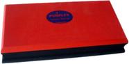 Taco retangular em eva 230mm x 114mm ref 032 purplex