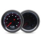 Tacômetro Automático 0-8000 RPM com Lente de Fumaça e LED Branco - 252mm para Carro