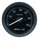 Tacometro Conta Giros 3500 Rpm 80mm 12v 24v C/ Regulagem