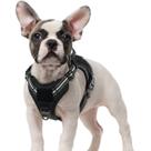 Tactical Dog Harness Rabbitgoo para cães pequenos, pretos, S