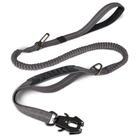 Tactical Dog Leash Joytale Heavy Duty Shock Absorbing Grey
