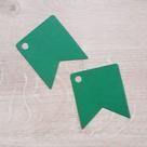 Tag Bandeirinha Festa Junina Verde - 4,5 X 5,5 cm - 10 Unidades - Rizzo Tag Bandeirinha Festa Junina Verde - 4,5 X 5,5 cm - 10 Unidades - Rizzo
