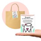 Tag Cartão de Agradecimento Pacote com 100 Peças Tam. 7,5 x 10,5 cm