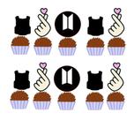 tag de doce bts 50unid pronto para uso