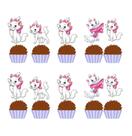 tag de doce gatinha marie 100 unidades
