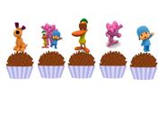 tag de doce pocoyo 50unid