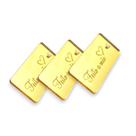 Tag Decorativa Acrílicas 3.0x1.0 cm Feito a Mão Dourada 10 Un Tag Decorativa Acrílicas 3.0x1.0 cm Feito a Mão Dourada 10 Un