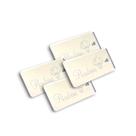 Tag Decorativa Acrílicas 3.0x1.0 cm Parabéns Prata Espelhado 10 Un