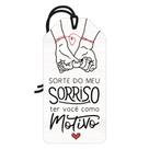 Tag Decorativa em MDF com Mensagem de Amor Placa Decorativa Mini 7x14 Tag Decorativa em MDF com Mensagem de Amor Placa Decorativa Mini 7x14