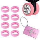 Tag Identificador Bagagem C/ Protetor Rodinha Para Mala Kit Completo Viagem Tag Identificador Bagagem C/ Protetor Rodinha Para Mala Kit Completo Viagem