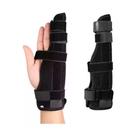 Tala Dedos Da Mão Anelar E Mindinho Fratura Lesão Metacarpo Ortese Ajustável Regulável Suporte