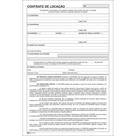 Talão de Contrato de Locação - 100 Folhas - Pacote com 05