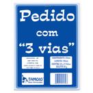Talão de Pedido 1/18 3 Vias 3x25 Folhas - Tamoio