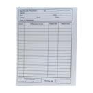 Talão de Pedido 20 unidades Papel Sufite 75g, sem numeração, 10x14cm 25x2, 1 cor
