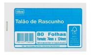 Talão Rascunho com Serrilha - 80 Folhas (Pacote com 20 unidades)