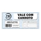 Talão Vale Com Canhoto 15,5 x 7cm P/ Anotações e compras