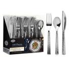 Talheres de plástico Lillian Tablettings Silver 160 peças