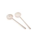Talheres de Servir Salada 27,5 cm BPA Free- Tiffany - Branco Leite - Guzzini