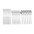 Talheres de Sobremesa Faqueiro Inox Garfo Faca Colher 18un Talheres de Sobremesa Faqueiro Inox Garfo Faca Colher 18un