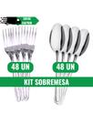Talheres de sobremesa Peças de Aço Inox Colheres de Sobremesa Garfos de Sobremesa Tortas Bolos