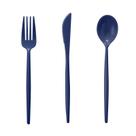 Talheres descartáveis Supernal 180 unidades de talheres de plástico azul