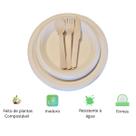 Talheres E Pratos Sustentáveis Refeição E Sobremesa 50 Cd Talheres E Pratos Sustentáveis Refeição E Sobremesa 50 Cd