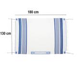 Talit Gadol Jumbo Azul ROYAL 130x180 Cm - Ortodoxo - De Israel