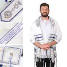 Talit Messiânico Azul 55 X 180 Cm - De Israel