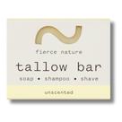 Tallow Bar fierce nature 80g Hidratante orgânico sem perfume