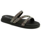 Tamanco Beira Rio Preto Grafite Feminino Ultraleve -