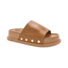 Tamanco Casual Flatform em Couro Feminino Santinelli Ambar / Couro Napa 38 Tamanco Casual Flatform em Couro Feminino Santinelli Ambar / Couro Napa 38