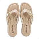 Tamanco Comfort Flex Almond Napa Plus Caqui