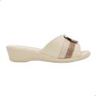 Tamanco Comfortflex Almond/Cacau