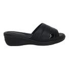 Tamanco Comfortflex Salto Anabela macio leve