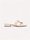 Tamanco Couro Saltinho - Off White