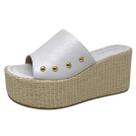 Tamanco Feminino Anabela Medio Acolchoado Leve Lia Line