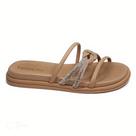Tamanco Feminino Beira Rio Nude Ouro Design Leve Tamanco Feminino Beira Rio Nude Ouro Design Leve