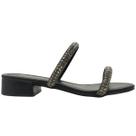 Tamanco Feminino Casual Dia a Dia com Strass Salto Baixo Ft Ana Castela Sua Cia 8356.15710