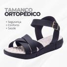 Tamanco Feminino Chinelo Massageador Papete Plataforma Confort