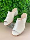 Tamanco feminino em couro lialine - off white Tamanco feminino em couro lialine - off white