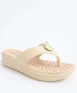 Tamanco Feminino Flatform Tiras Modare Off White-18249