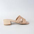 Tamanco Feminino Griffe G Sg122 Off White