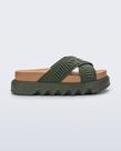 Tamanco Feminino Melissa Cross M-Lover Platform Tamanho:39/40Cor:VERDE/BEGE Tamanco Feminino Melissa Cross M-Lover Platform Tamanho:39/40Cor:VERDE/BEGE