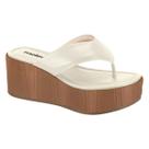 Tamanco Feminino Moleca Plataforma Dedo Amadeirado Original -