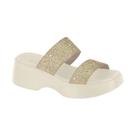 Tamanco Feminino Moleca Plataforma Meia Pata Tiras Pedras Tamanco Feminino Moleca Plataforma Meia Pata Tiras Pedras