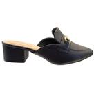 Tamanco Feminino Mule Ultra Conforto Macio Salto Modare Cor:PretoTamanho:35
