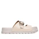 Tamanco Feminino Pegada Couro Levitech Off White/Bege Tamanco Feminino Pegada Couro Levitech Off White/Bege
